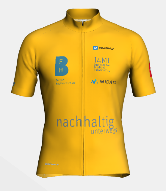 Sponsored cycling outfit
